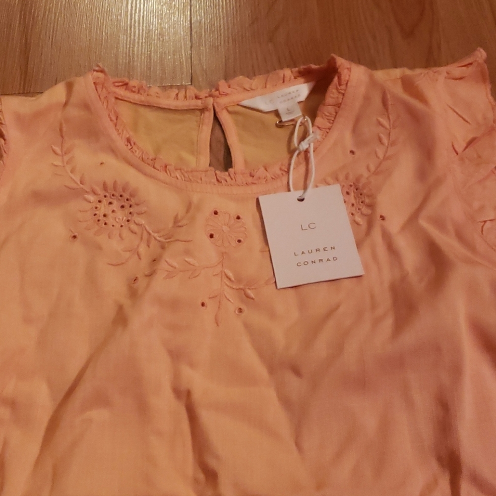 Lauren Conrad ruffle tank